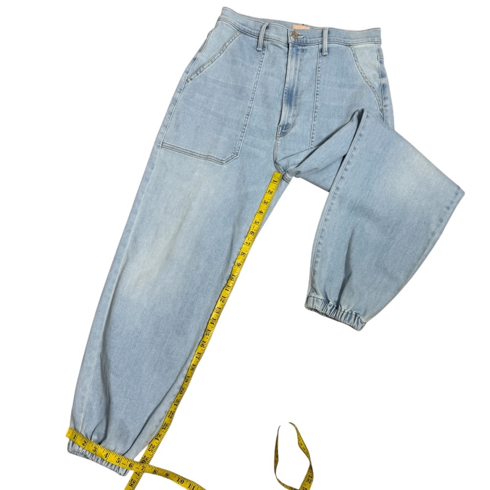 Mother The Wrapper Patch Springy Ankle in Chill Pill Wash Size 31 - Picture 5 of 9